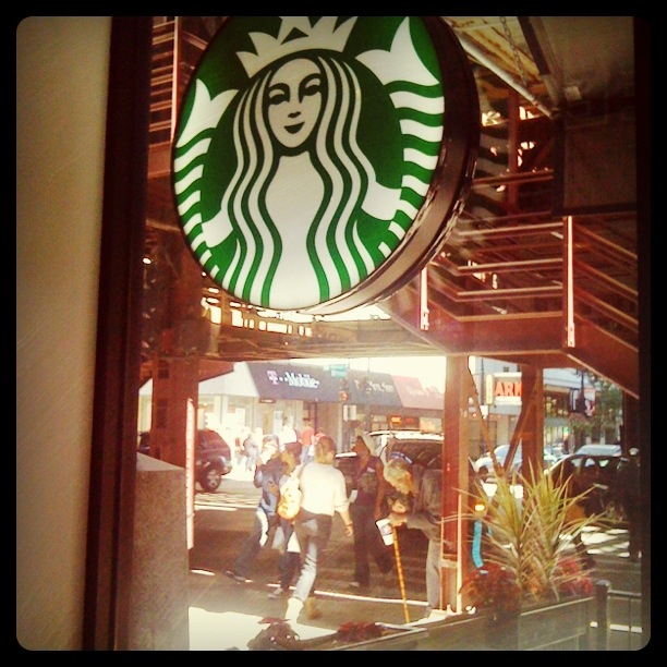 Side-Eyed in Starbucks